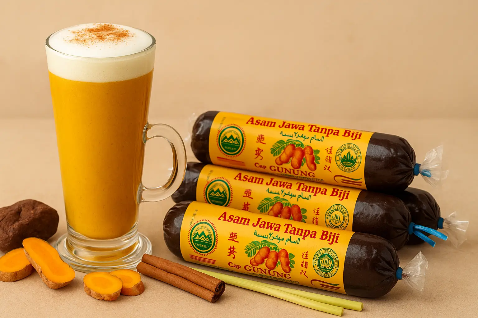 Kunyit Asam Latte